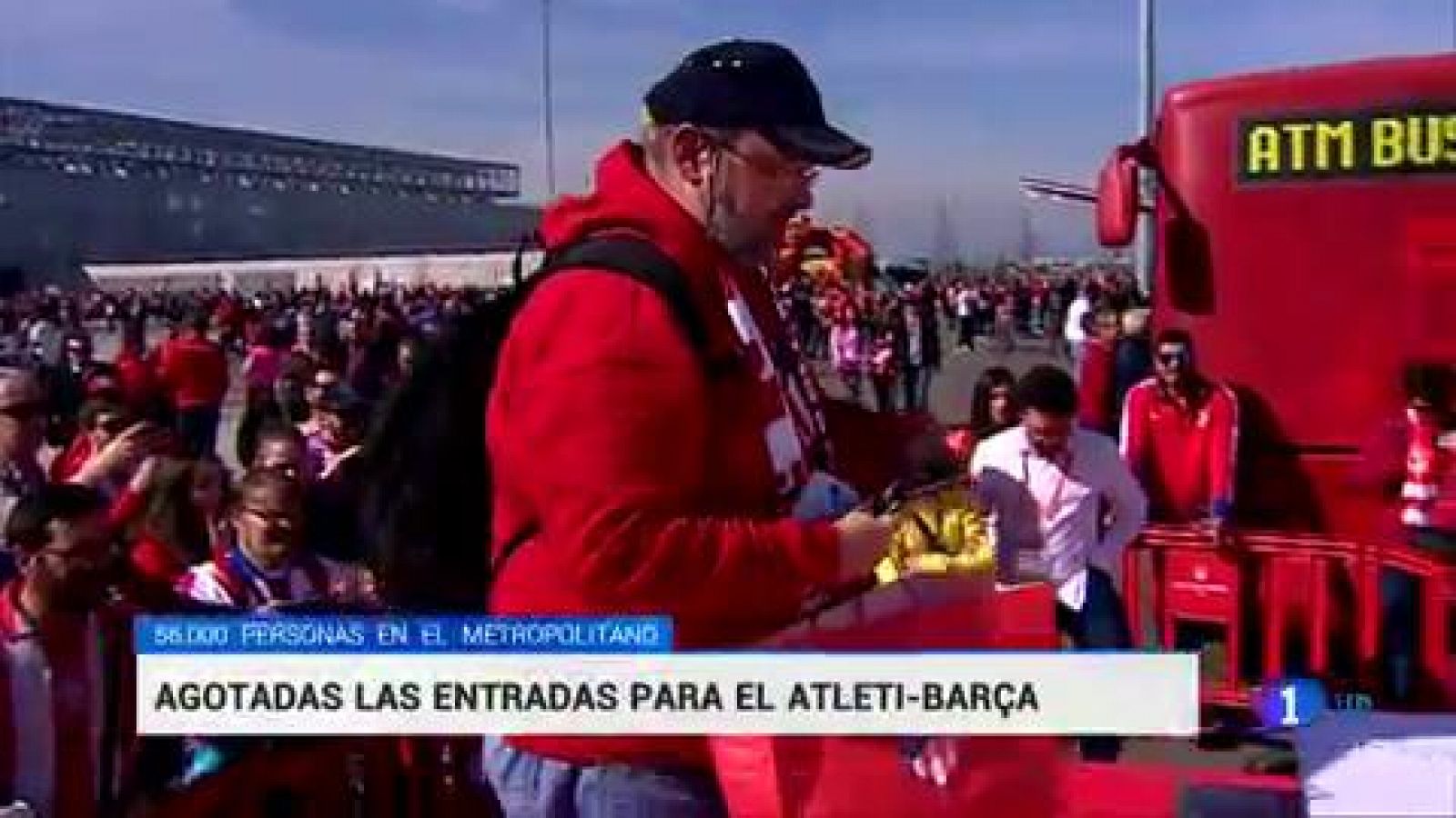 Fútbol: Se venden todas las entradas del Atlético-Barcelona - rtve.es