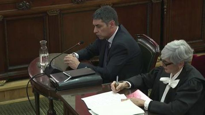 Trapero revela que se puso a disposición de la Fiscalía y el TSJC para detener al Govern tras la DUI