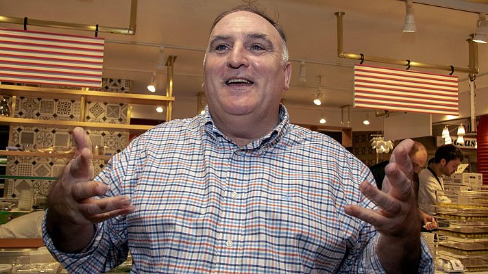 Telediario 1 - José Andres y Albert Adriá inauguran 'Mercado Little Spain': "un pedacito de España en Nueva York"