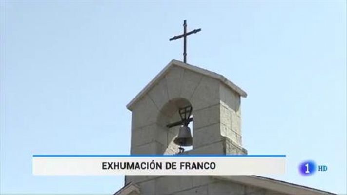 Telediario 1 - Loss restos de Franco serán trasladados a El Pardo el 10 de junio