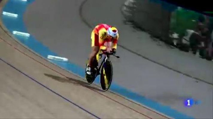 Telediario 1 - Buen arranque para España en el Mundial paralímpico de cliclismo