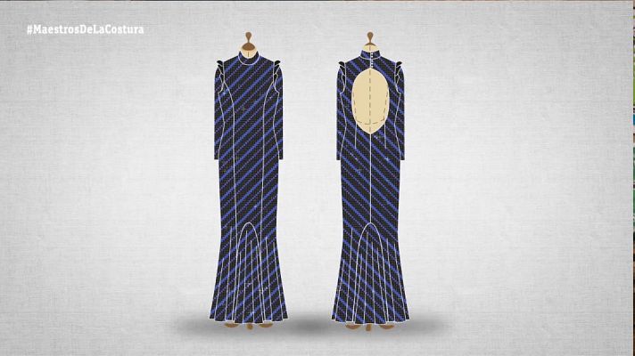 Maestros de la costura - El vestido de Isabel en la final 