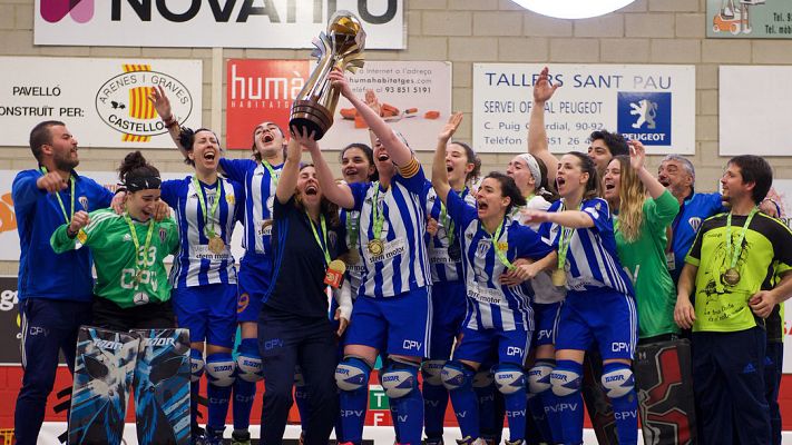 Telediario 1 - El Voltregá gana su sexta Copa de Europa femenina de hockey sobre patines