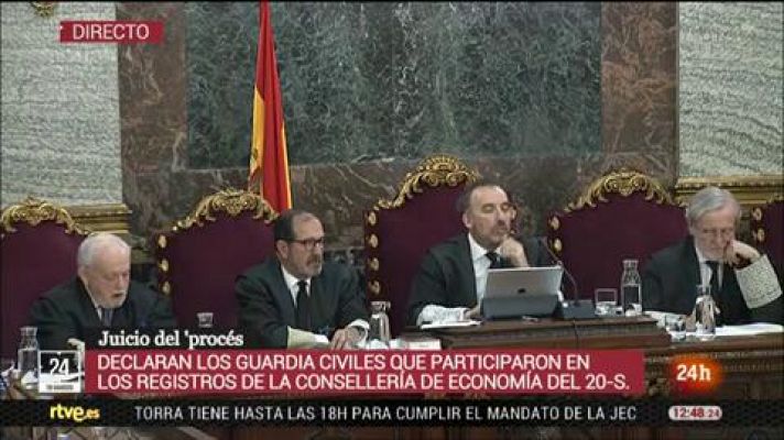 Informativo 24h - Un agente asegura que Sànchez dijo que "no iba a permitir la entrada de ningún vehículo" el 20S