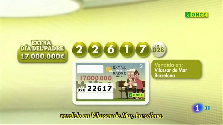 Sorteos ONCE - Sorteo ONCE - 19/03/19