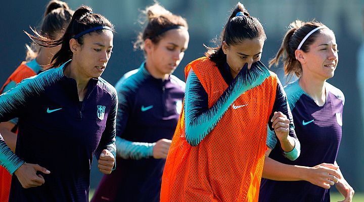 Fútbol - El Barça, único español en el regreso de la Champions femenina