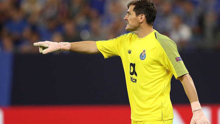 Telediario 1 - Iker Casillas: "Tenía ilusión y ganas por acabar mi carrera en el Oporto"