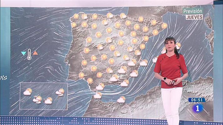 El tiempo - Hoy, ascenso de temperaturas diurnas en la Península y Baleares