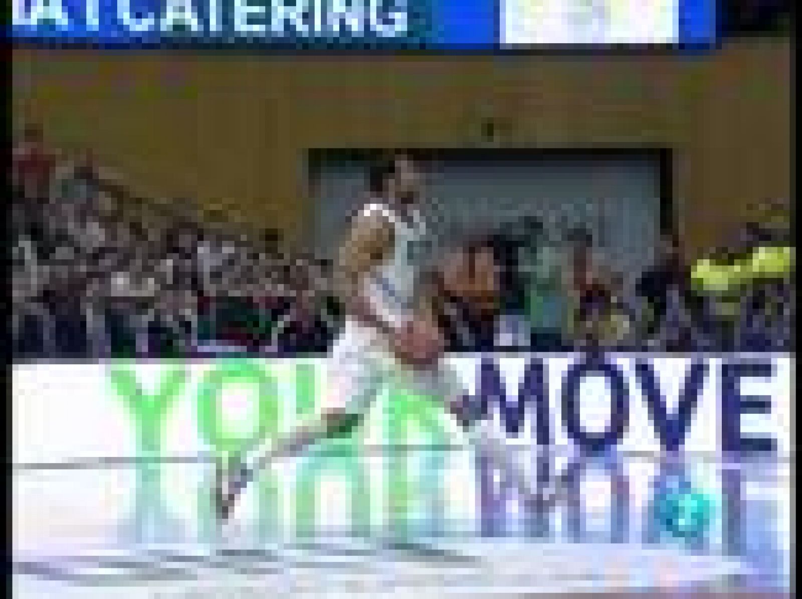 El Joventut se ha impuesto al Madrid (82-77) en el segundo partido del play-off de cuartos. Repasa las mejores imágenes con fondo musical (18/05/2009).  