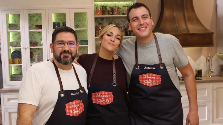 Hacer de comer - Sopa de verduras y espaguetis con frutos del mar