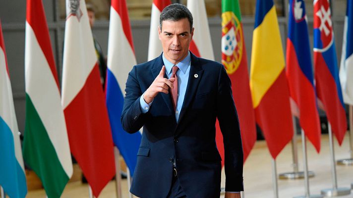 Telediario 1 - Sánchez recrimina a los independentistas que estén "patrimonializando" las instituciones catalanas