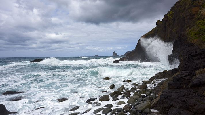 Intervalos de viento fuerte del norte en Canarias