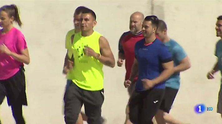 Telediario 1 - Presos de Brians 2 organizan y compiten en carreras solidarias