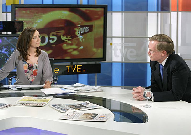  Robert Zoellick asegura en una entrevista de Los Desayunos de TVE que la caída se ha interrumpido y que aunque siga habiendo caídas éstas serán de menor calado