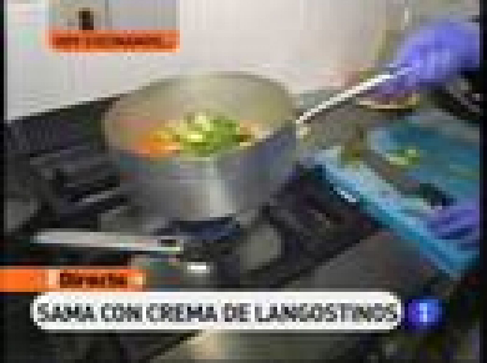 RTVE Cocina: Sama con crema de langostinos | RTVE Play