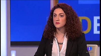 Vdeo sobre El Debat de La 1 amb entrevista a Aina Vidal de En Com Podem