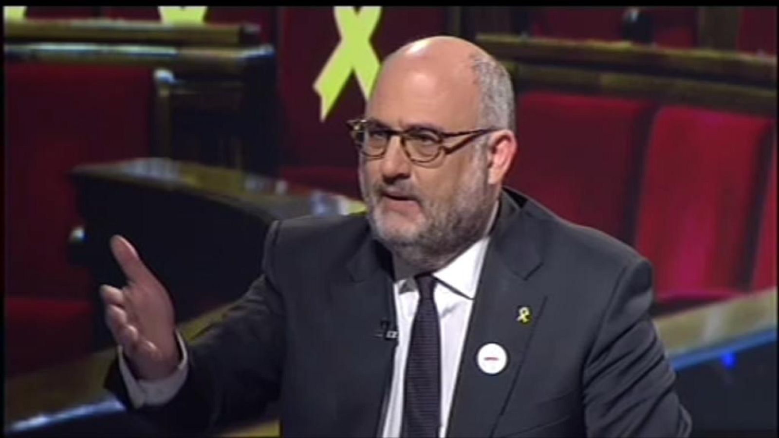 'Aquí Parlem', Lluís Falgàs entrevista Eduard Pujol, portaveu adjunt del grup parlamentari de Junts per Catalunya al Parlament