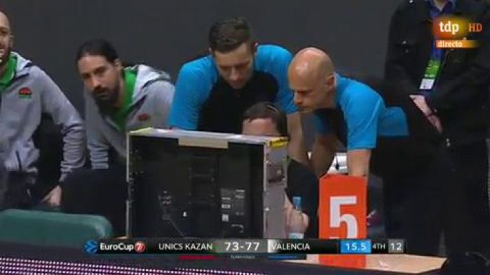 Semifinales Eurocup | Unics Kazan 73- 79 Valencia Basket