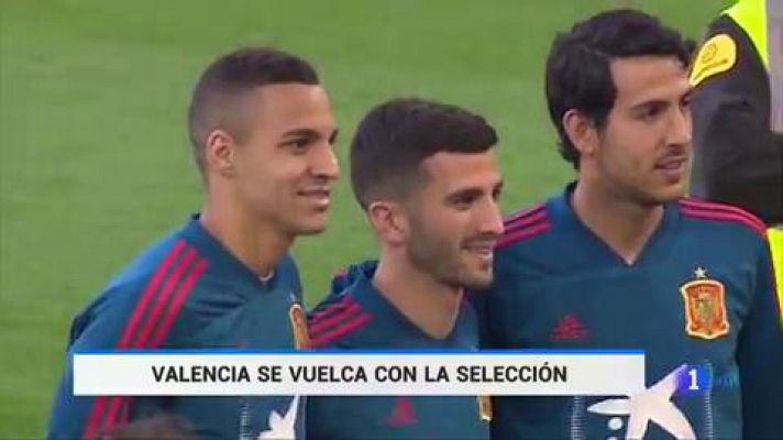 La Selección entrena en Mestalla con protagonismo valencianista