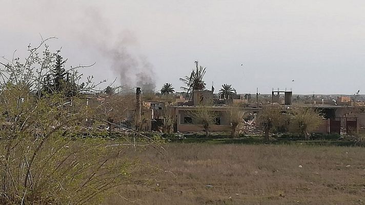 Telediario 1 - RTVE es testigo de la devastación que ha dejado tras de sí el Estado Islámico en Siria