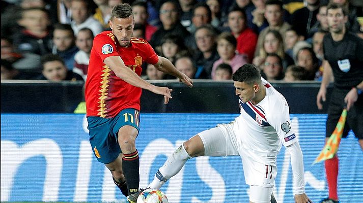 Fútbol - UEFA. Clasificación Eurocopa 2020: España - Noruega