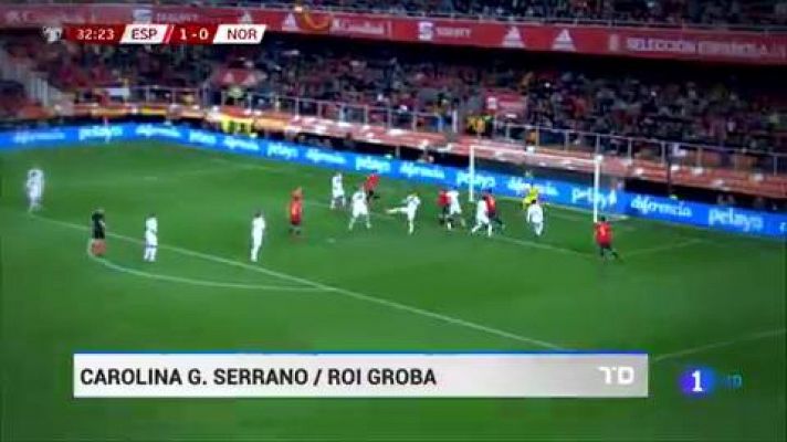 Telediario 1 - Preocupación por la falta de gol en la selección