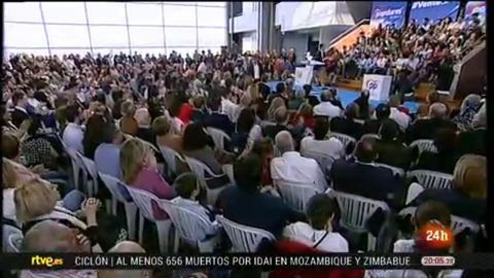 Informativo 24h: Cataluña, la Constitución o "el miedo", entre los temas tratados en los actos de precampaña | RTVE Play