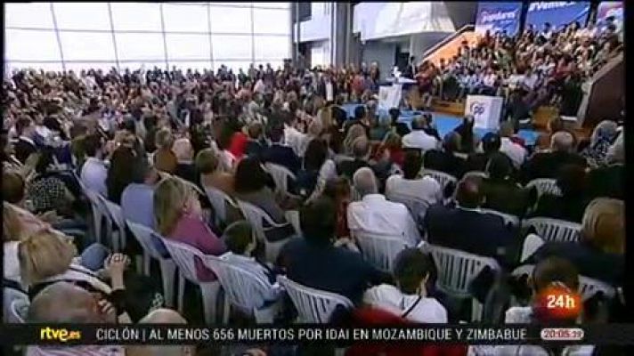 Informativo 24h - Cataluña, la Constitución o "el miedo", entre los temas tratados en los actos de precampaña