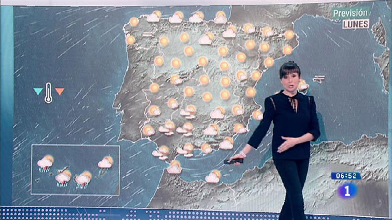 El Tiempo: Este lunes bajan las temperaturas en el norte y en Canarias, islas donde también lloverá - RTVE.es