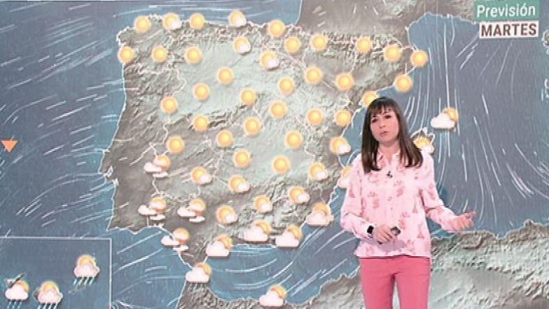 Viento fuerte en Estrecho y Alborán, y precipitaciones en Canarias