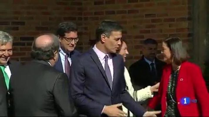 Telediario 1 - El Gobierno "rechaza con firmeza" la petición de López Obrador y dice que el Rey no pedirá perdón