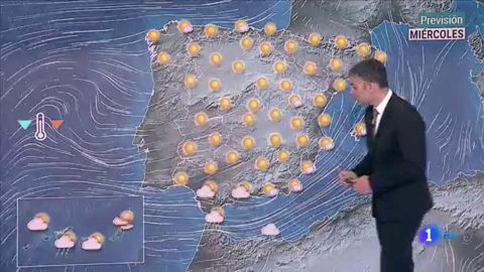 El tiempo: Cielo despejado salvo en Canarias donde habrá chubascos | RTVE Play