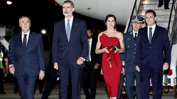 Telediario 1 - Felipe VI y la reina Letizia llegan a la ciudad argentina de Córdoba