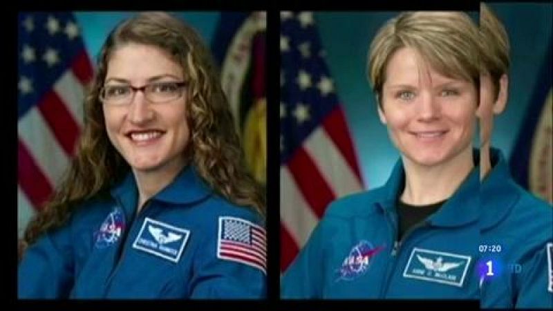 Cancelan el primer paseo espacial solo de mujeres por falta de un traje adecuado