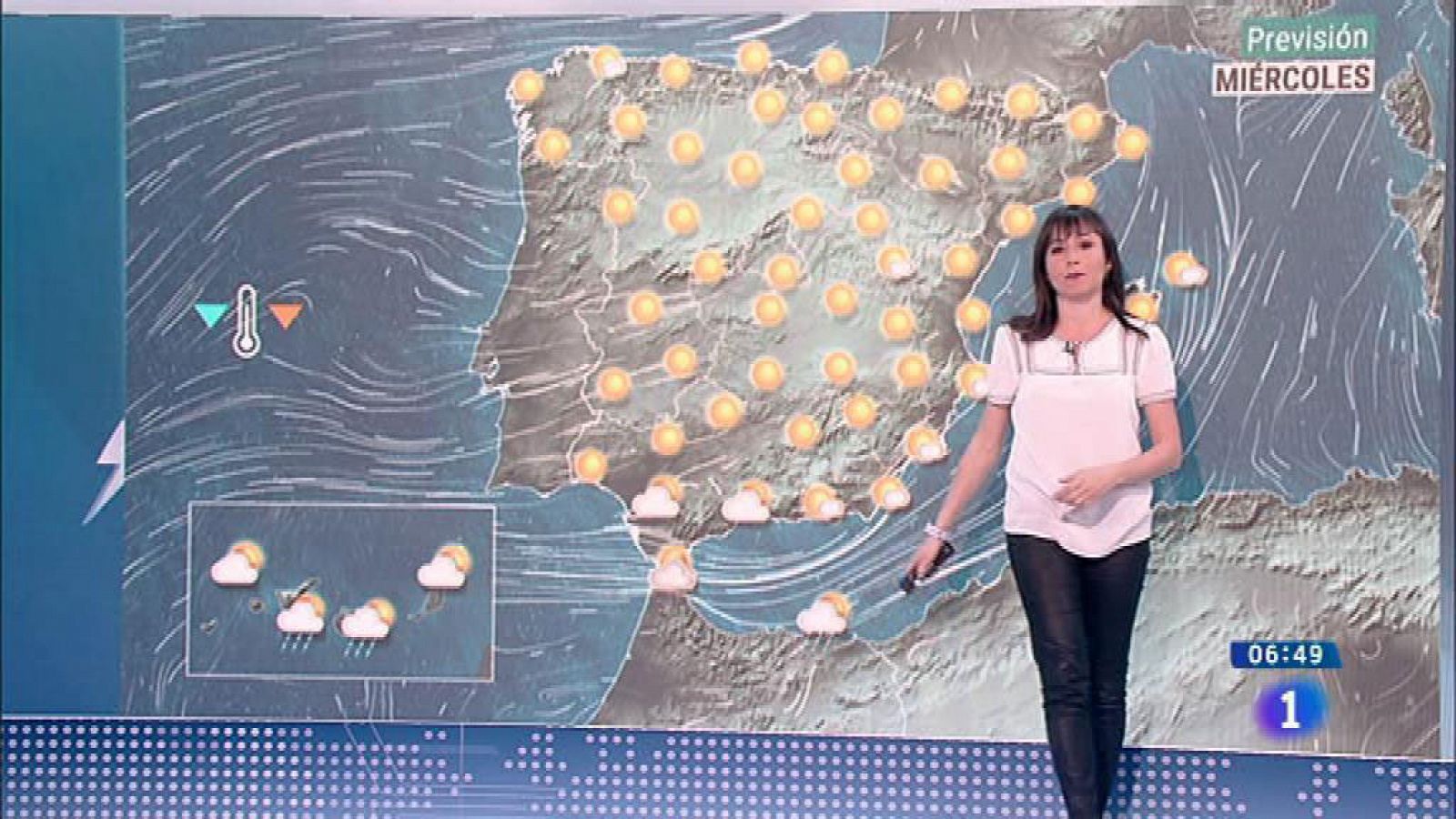 El Tiempo: Hoy, chubascos en Canarias y despejado en la Península y Baleares - RTVE.es