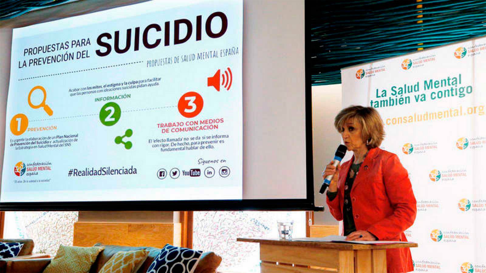 Telediario 1: Sanidad trabaja en un teléfono gratuito para prevenir el suicidio | RTVE Play