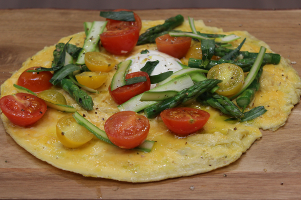 "Tortilla de espárragos" de Dani García