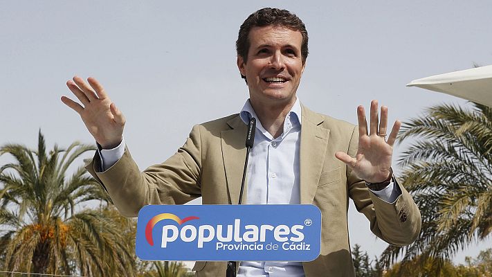 Telediario 1 - Casado ofrece a Rivera ser su ministro de Exteriores y Ciudadanos critica la "chulería" de la propuesta