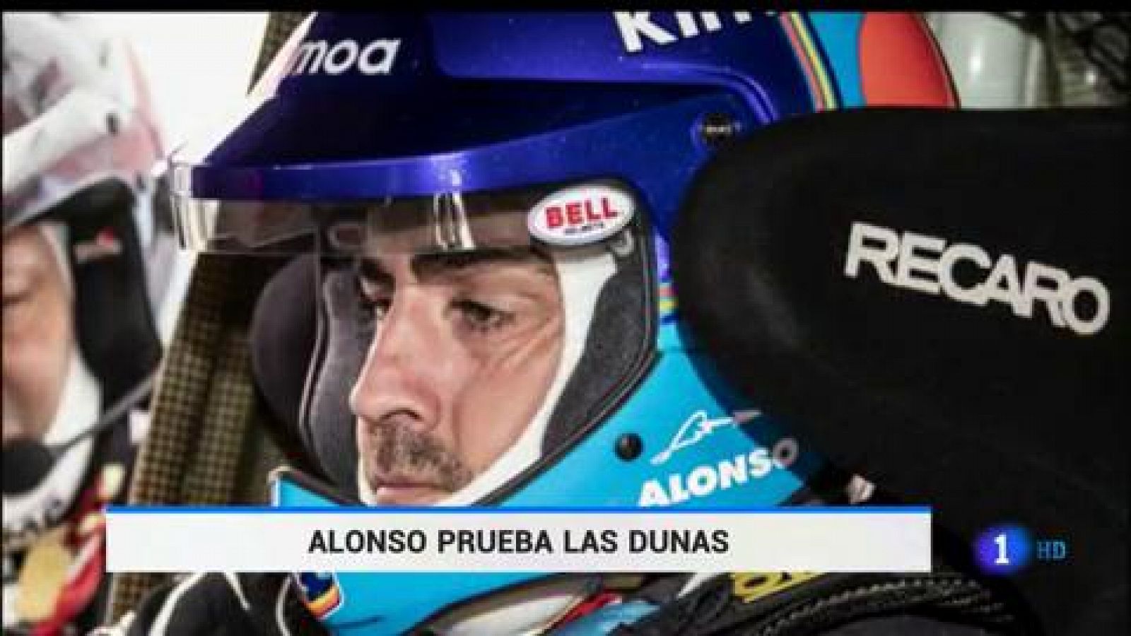 Telediario 1: Fernando Alonso se acerca al Dakar  | RTVE Play