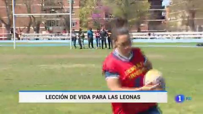 Telediario 1 - Lección de vida para 'Las Leonas'