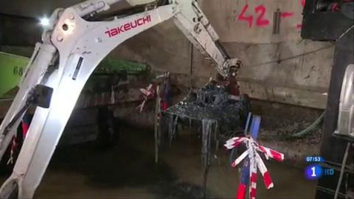 Telediario 1 - Valencia pide 160 millones a Europa para librarse de las toallitas