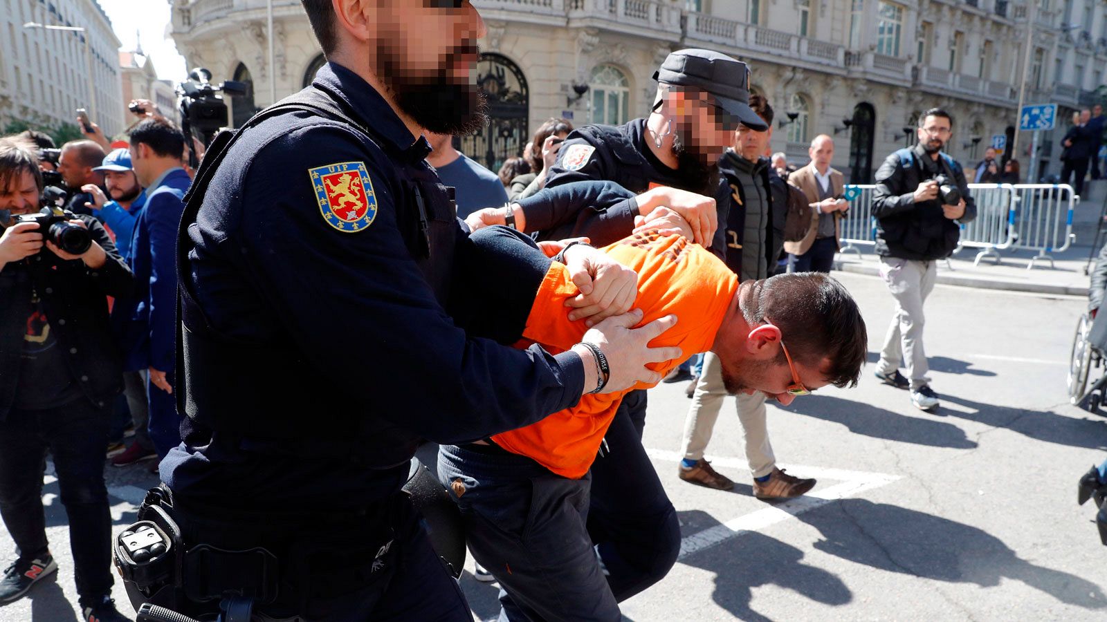 Alcoa: protesta de los trabajadores de Alcoa en el Congreso