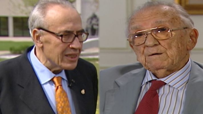 Santiago Carrillo y Gregorio Peces Barba