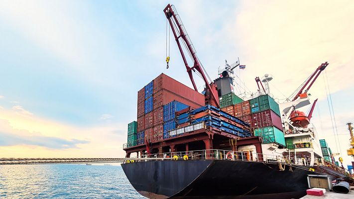 Telediario 1 - Preocupación en el puerto de Bilbao por el Brexit