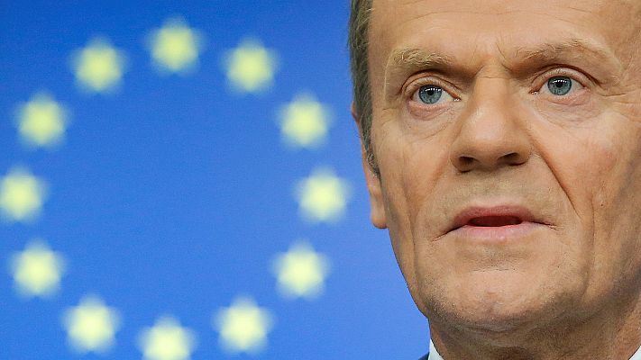 Telediario 1 - La UE convoca una cumbre de urgencia ante un posible 'Brexit' sin acuerdo