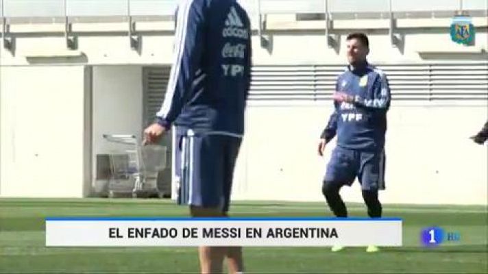 El enfado de Messi en Argentina