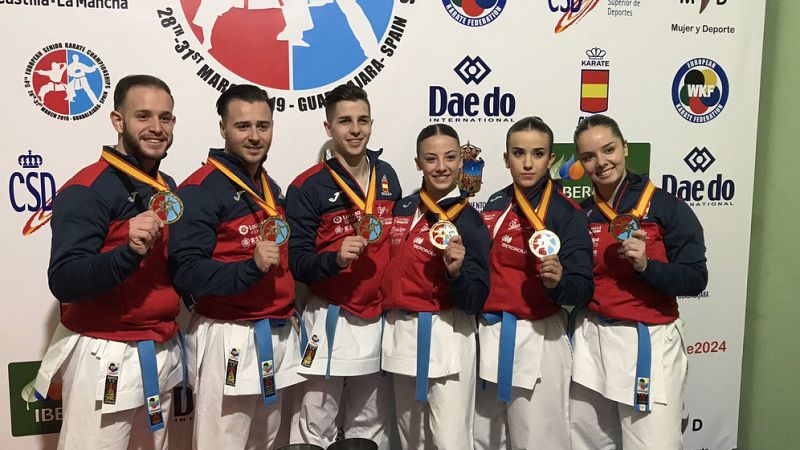 Europeos de kárate 2019 | Los equipos masculino y femenino de kata logran el título europeo