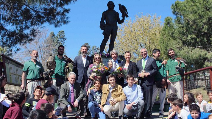 Felix Rodríguez de la Fuente homenajeado por los hijos de sus espectadores