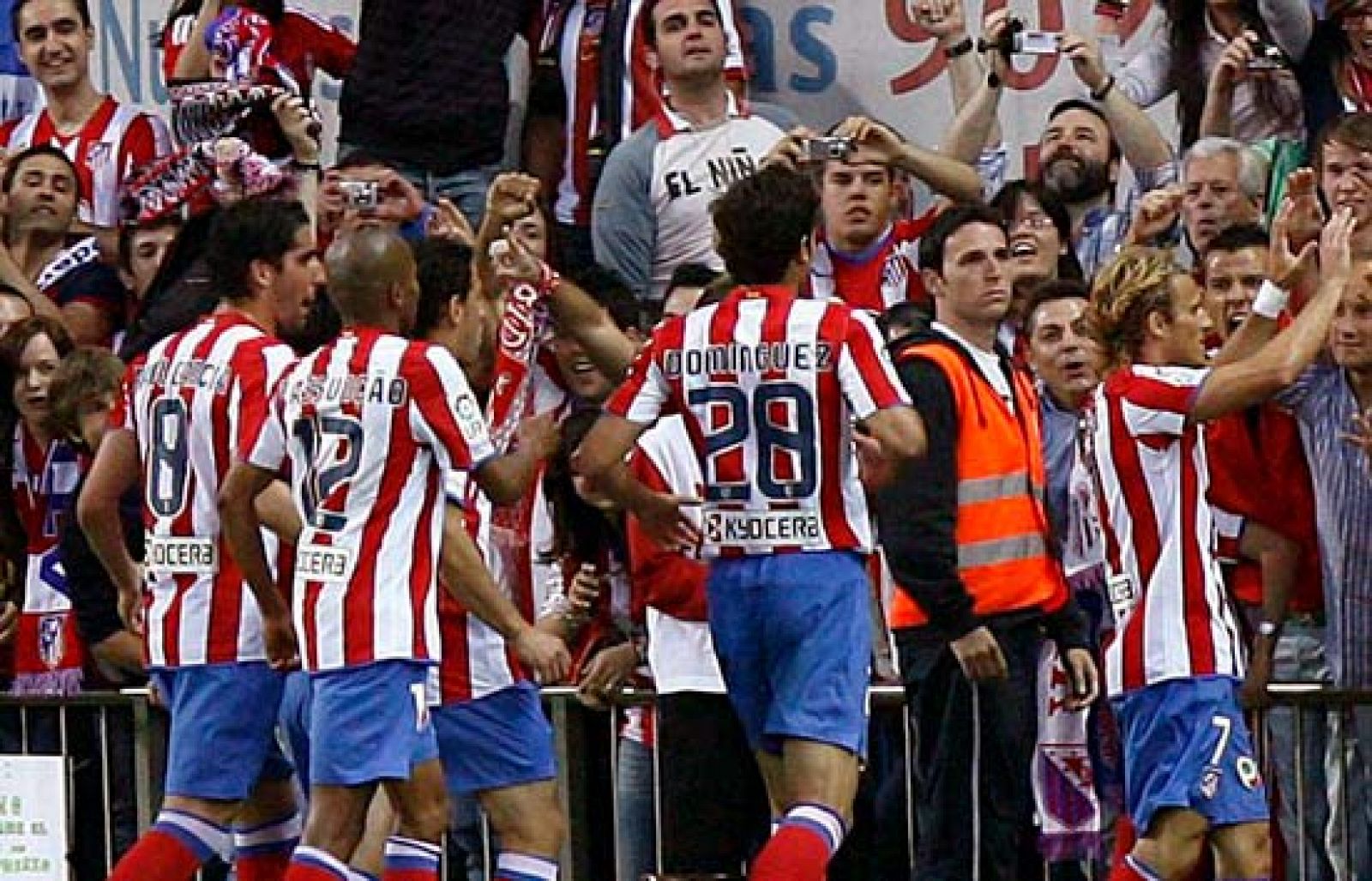 Atlético de Madrid, Sevilla, Villarreal, Valencia y depor se disputan dos plazas para la Liga de Campeones.