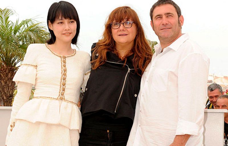 La directora catalana Isabel Coixet ha presentado en Cannes 'Mapa de los sonidos de Tokio' en la que es su primera incursión en el festival de cine francés. 